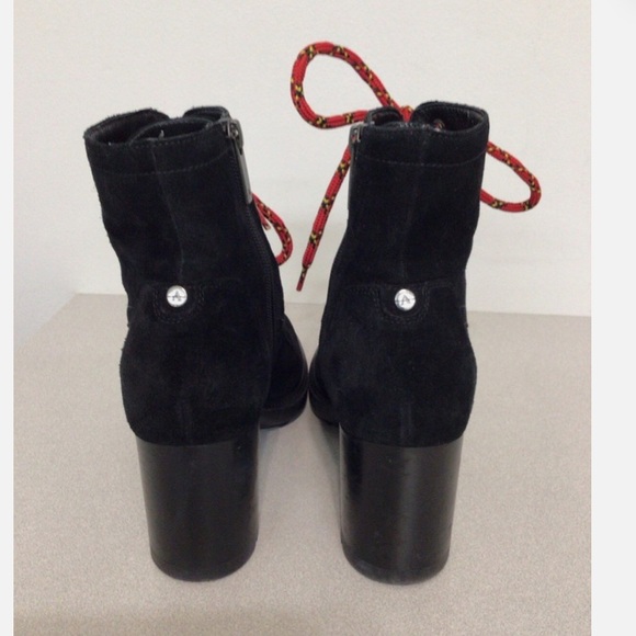 AQUATALIA BLACK SUEDE PLATFORM ANKLE BOOTS SIZE 6.5M Excellent condition - Picture 4 of 9